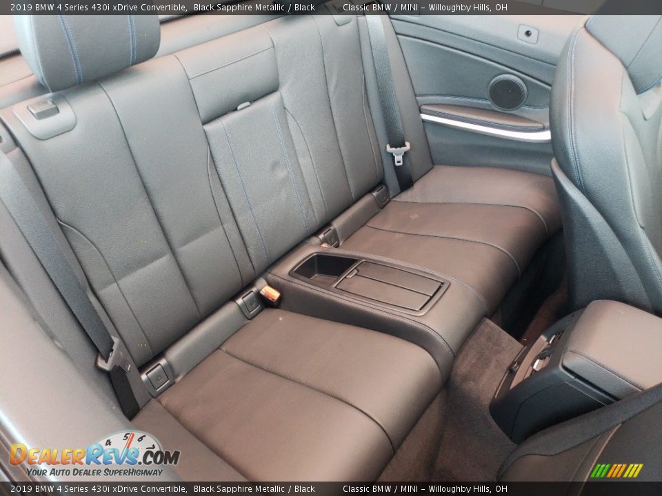 Rear Seat of 2019 BMW 4 Series 430i xDrive Convertible Photo #7
