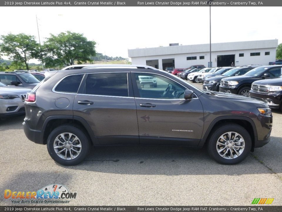 2019 Jeep Cherokee Latitude Plus 4x4 Granite Crystal Metallic / Black Photo #6