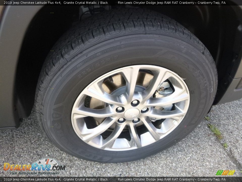 2019 Jeep Cherokee Latitude Plus 4x4 Granite Crystal Metallic / Black Photo #9
