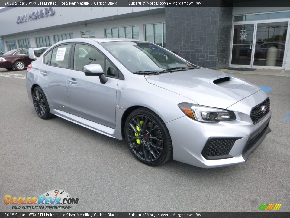 2018 Subaru WRX STI Limited Ice Silver Metallic / Carbon Black Photo #1