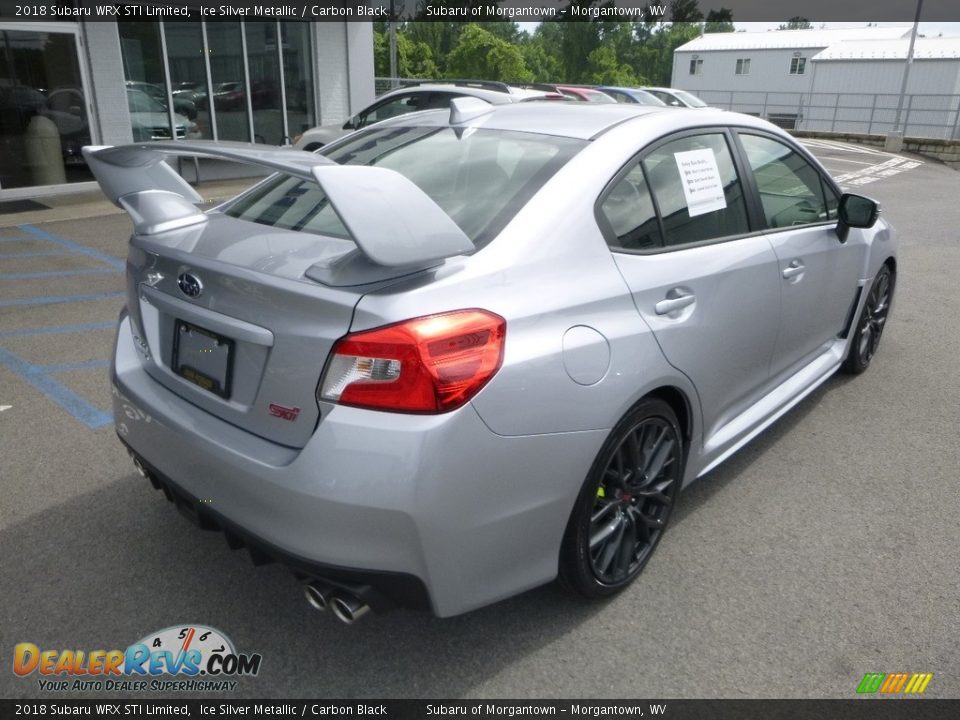 2018 Subaru WRX STI Limited Ice Silver Metallic / Carbon Black Photo #4