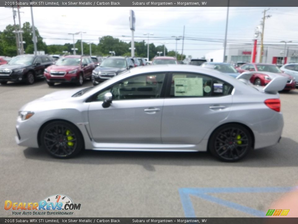 2018 Subaru WRX STI Limited Ice Silver Metallic / Carbon Black Photo #7