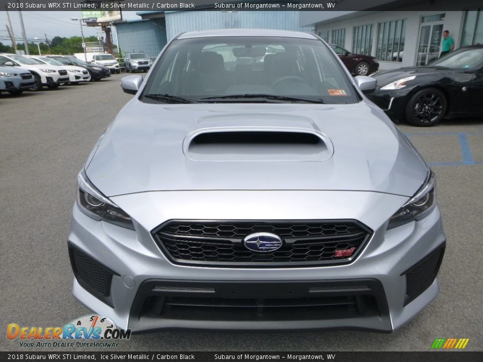2018 Subaru WRX STI Limited Ice Silver Metallic / Carbon Black Photo #9