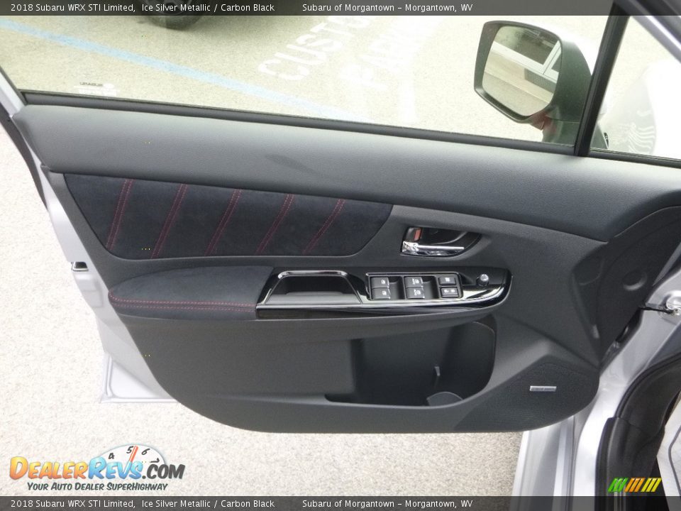 2018 Subaru WRX STI Limited Ice Silver Metallic / Carbon Black Photo #14