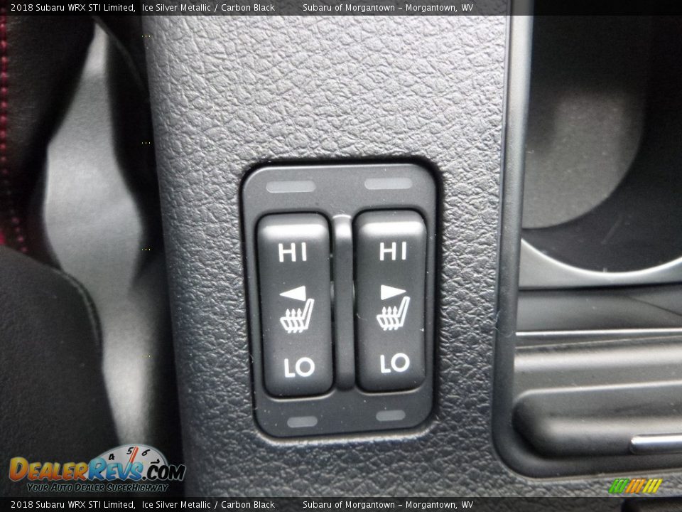 2018 Subaru WRX STI Limited Ice Silver Metallic / Carbon Black Photo #17