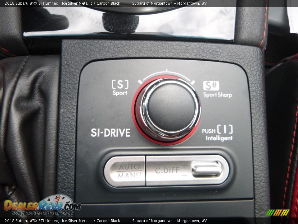 2018 Subaru WRX STI Limited Ice Silver Metallic / Carbon Black Photo #18