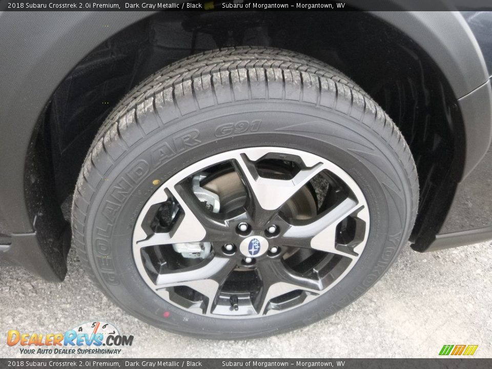 2018 Subaru Crosstrek 2.0i Premium Dark Gray Metallic / Black Photo #10