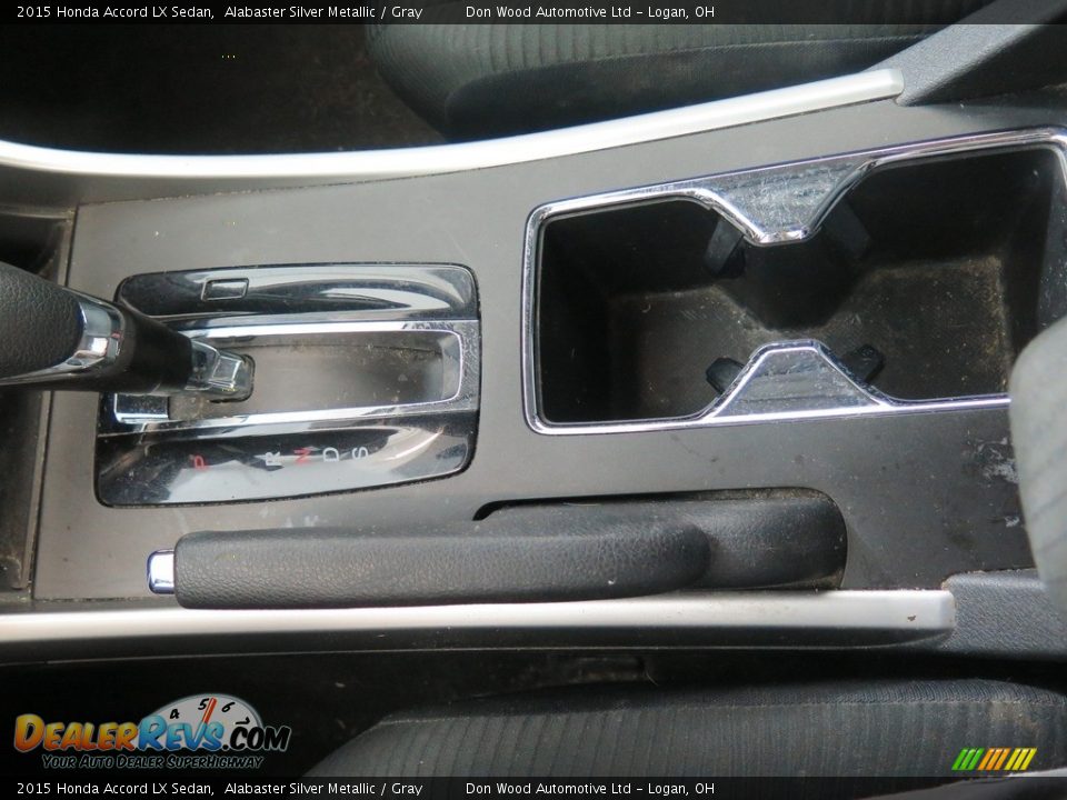 2015 Honda Accord LX Sedan Alabaster Silver Metallic / Gray Photo #20