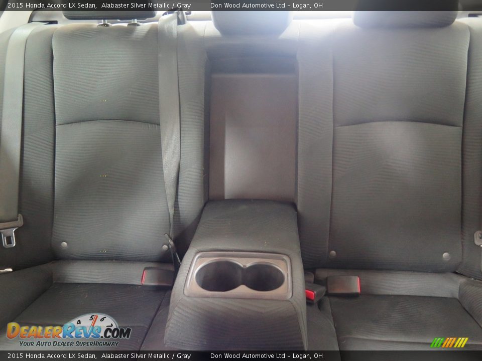 2015 Honda Accord LX Sedan Alabaster Silver Metallic / Gray Photo #21