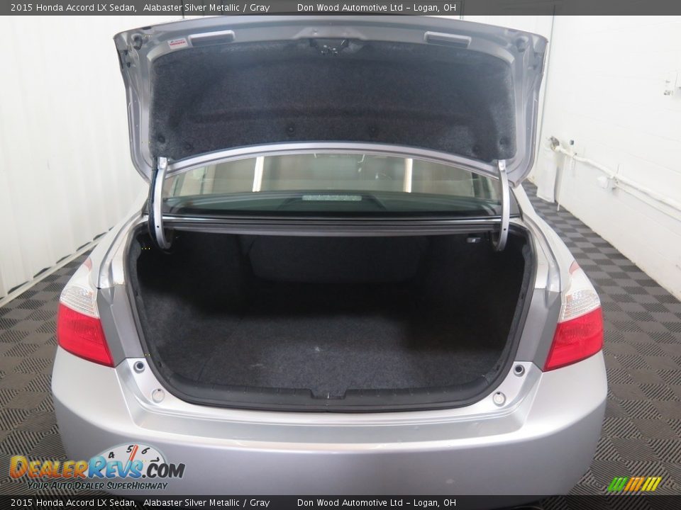 2015 Honda Accord LX Sedan Alabaster Silver Metallic / Gray Photo #27