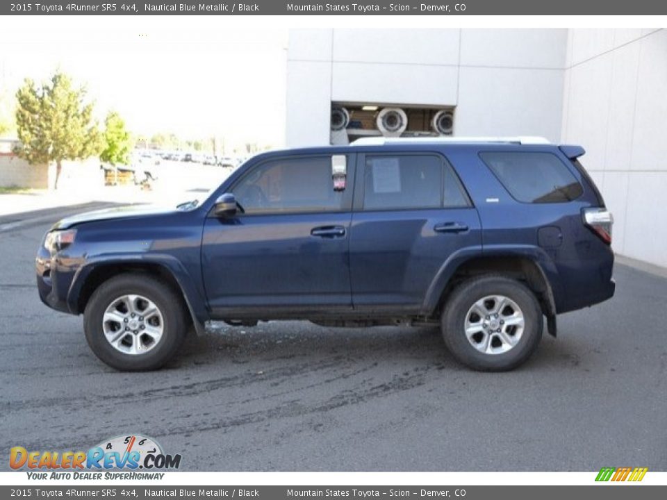2015 Toyota 4Runner SR5 4x4 Nautical Blue Metallic / Black Photo #4