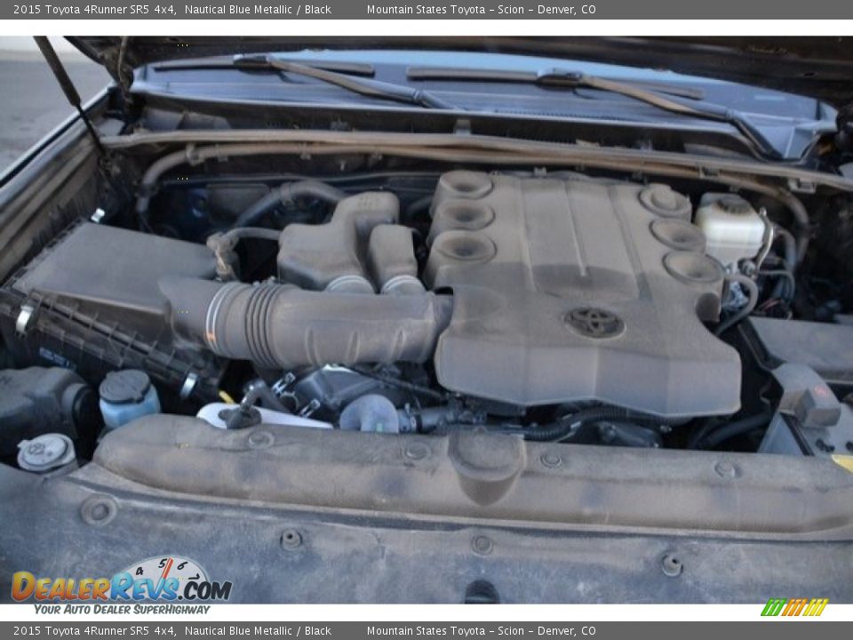 2015 Toyota 4Runner SR5 4x4 Nautical Blue Metallic / Black Photo #9