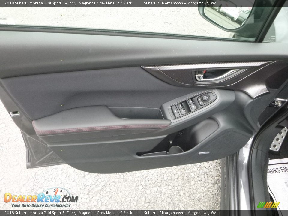 2018 Subaru Impreza 2.0i Sport 5-Door Magnetite Gray Metallic / Black Photo #14