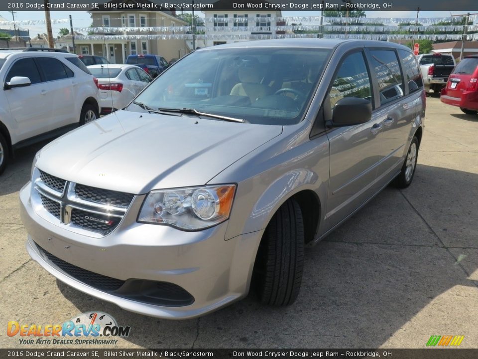 2016 Dodge Grand Caravan SE Billet Silver Metallic / Black/Sandstorm Photo #6
