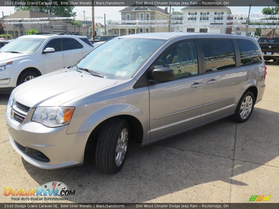 2016 Dodge Grand Caravan SE Billet Silver Metallic / Black/Sandstorm Photo #7