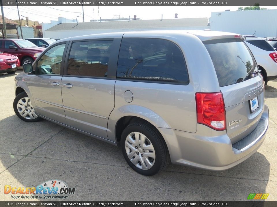 2016 Dodge Grand Caravan SE Billet Silver Metallic / Black/Sandstorm Photo #8
