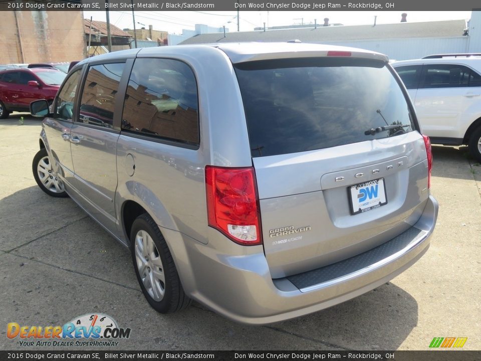 2016 Dodge Grand Caravan SE Billet Silver Metallic / Black/Sandstorm Photo #9