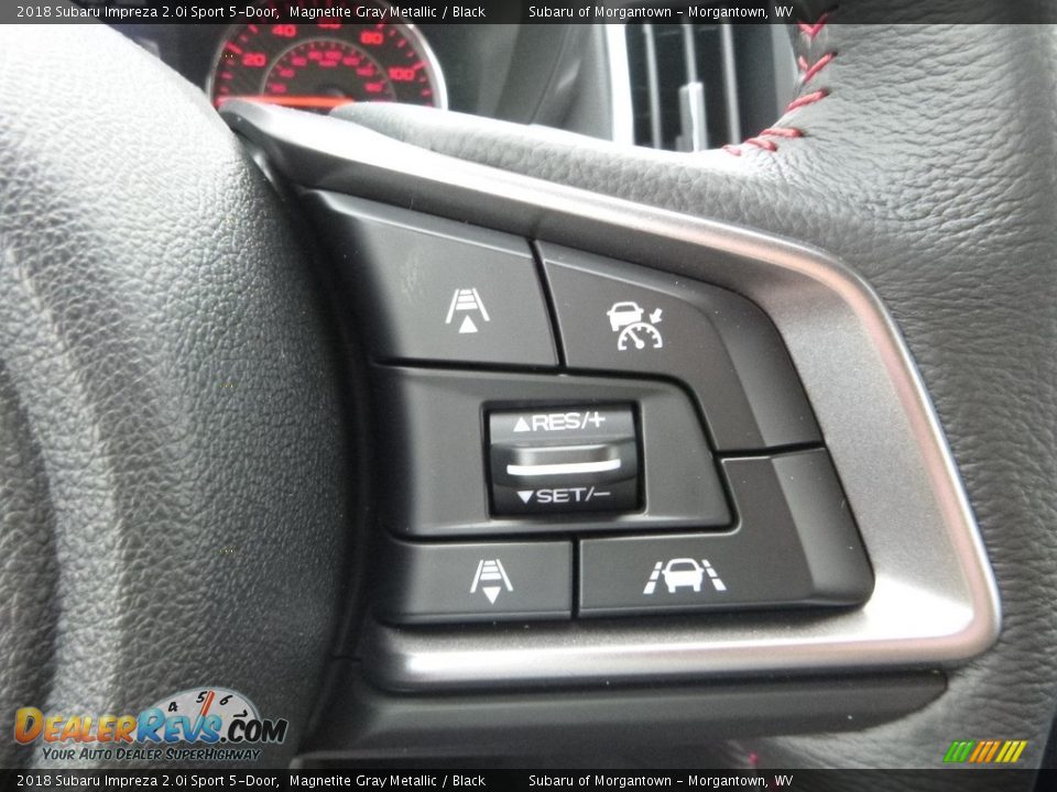 2018 Subaru Impreza 2.0i Sport 5-Door Magnetite Gray Metallic / Black Photo #19