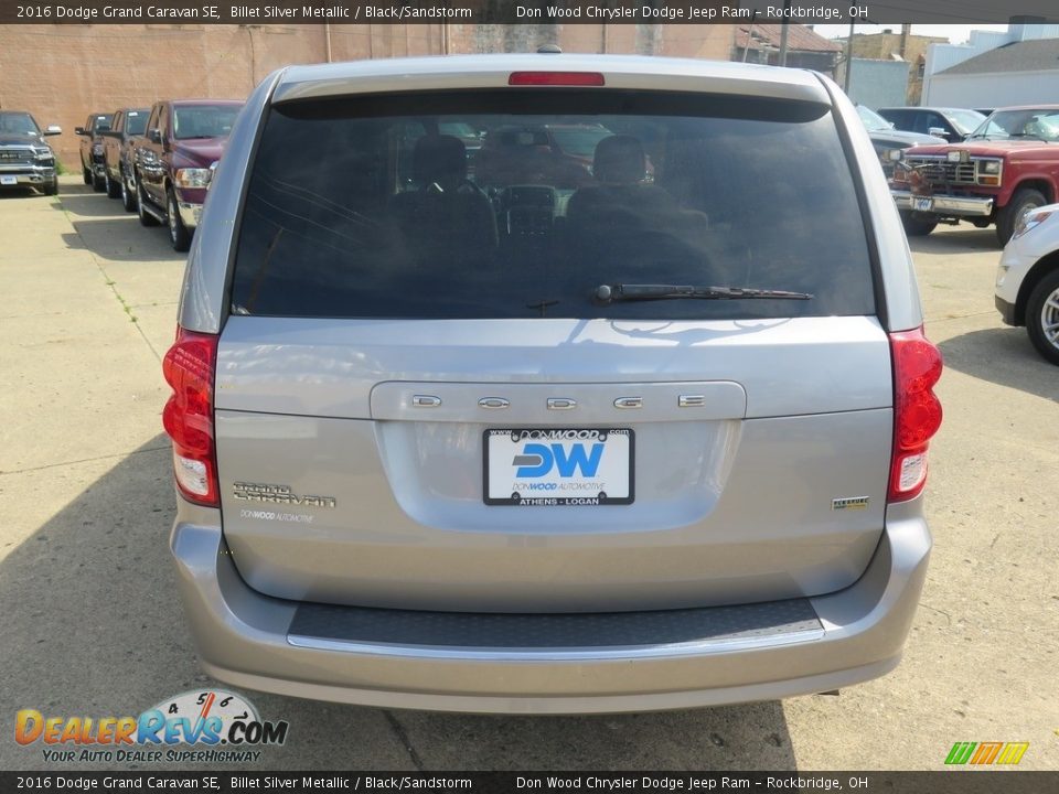2016 Dodge Grand Caravan SE Billet Silver Metallic / Black/Sandstorm Photo #10