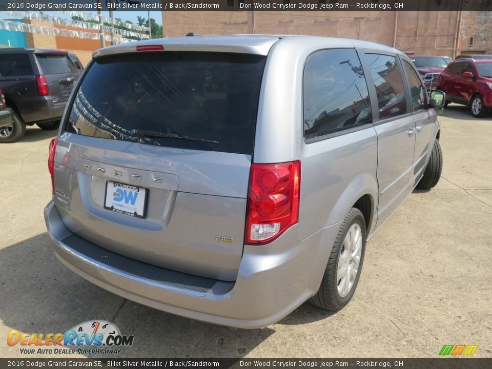 2016 Dodge Grand Caravan SE Billet Silver Metallic / Black/Sandstorm Photo #11