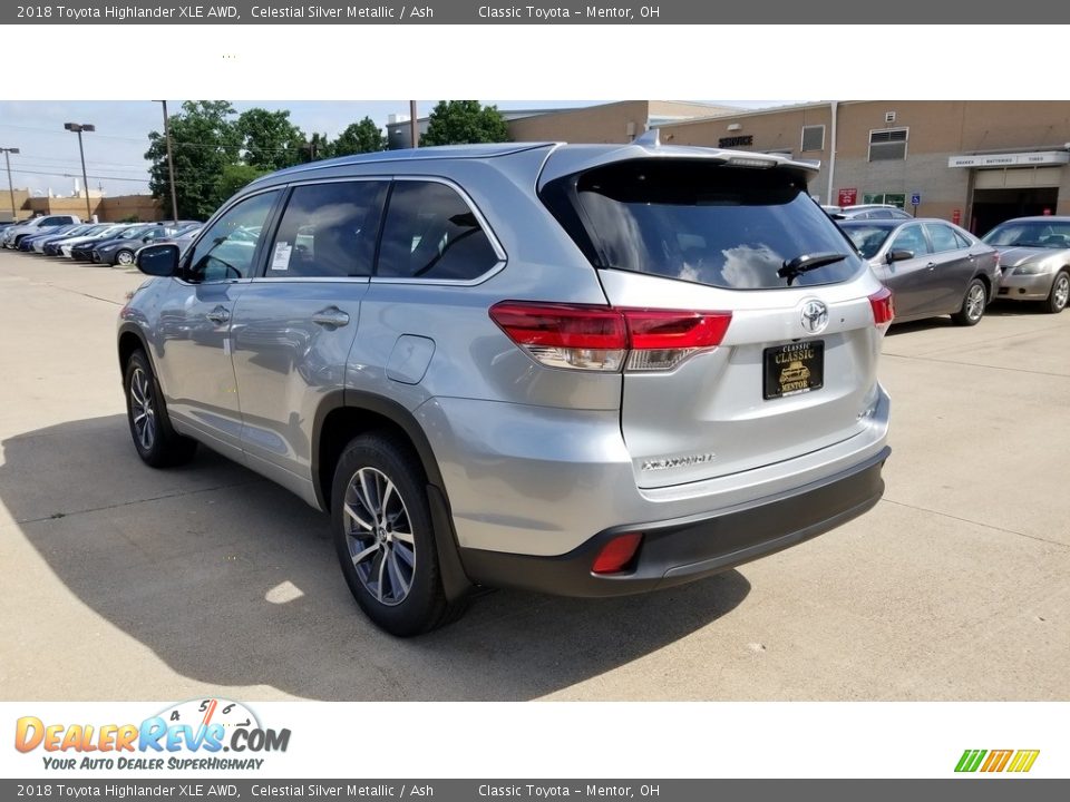 2018 Toyota Highlander XLE AWD Celestial Silver Metallic / Ash Photo #2