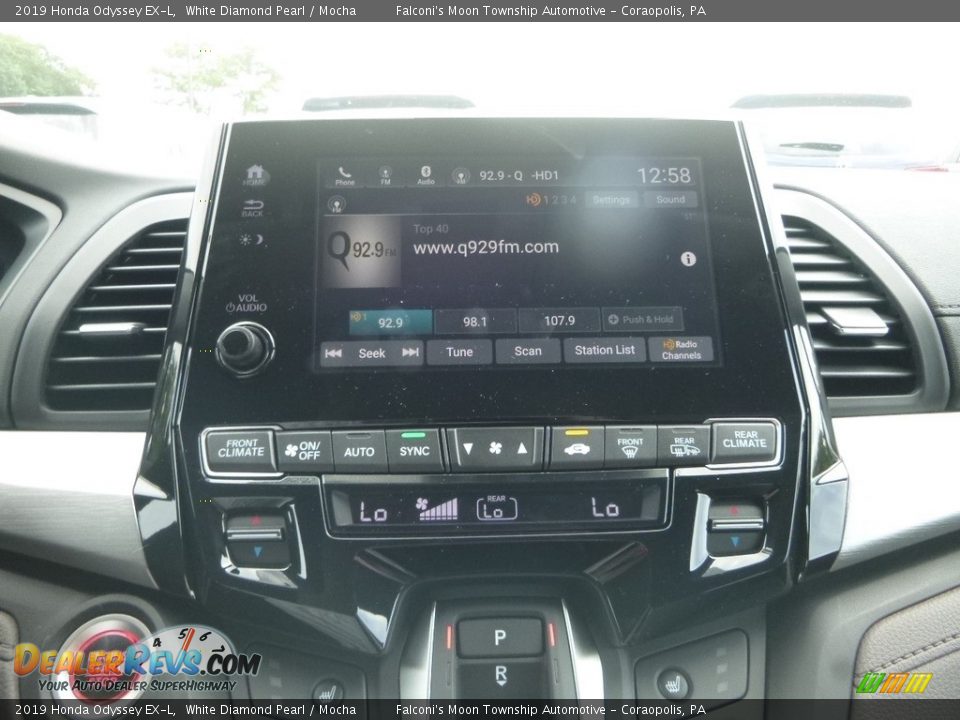 2019 Honda Odyssey EX-L White Diamond Pearl / Mocha Photo #14