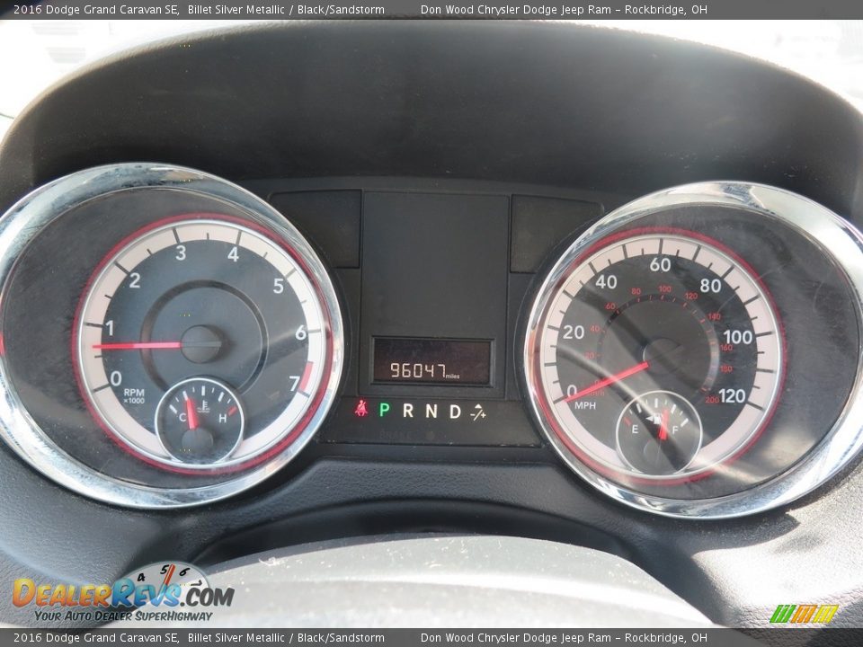 2016 Dodge Grand Caravan SE Billet Silver Metallic / Black/Sandstorm Photo #18