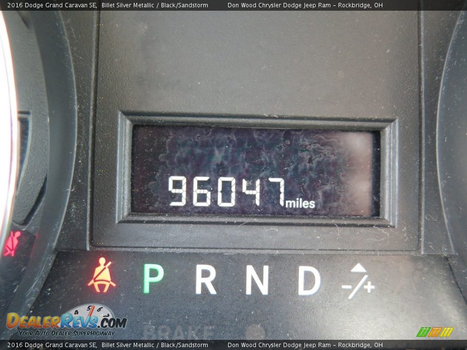 2016 Dodge Grand Caravan SE Billet Silver Metallic / Black/Sandstorm Photo #19