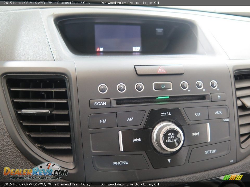 2015 Honda CR-V LX AWD White Diamond Pearl / Gray Photo #19
