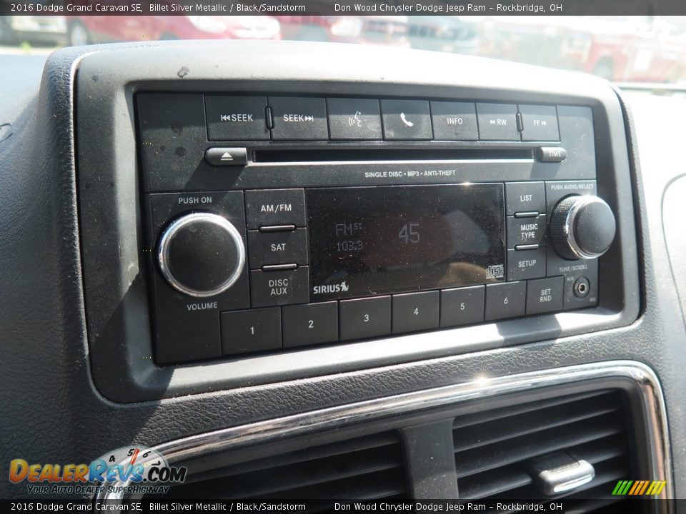 2016 Dodge Grand Caravan SE Billet Silver Metallic / Black/Sandstorm Photo #20