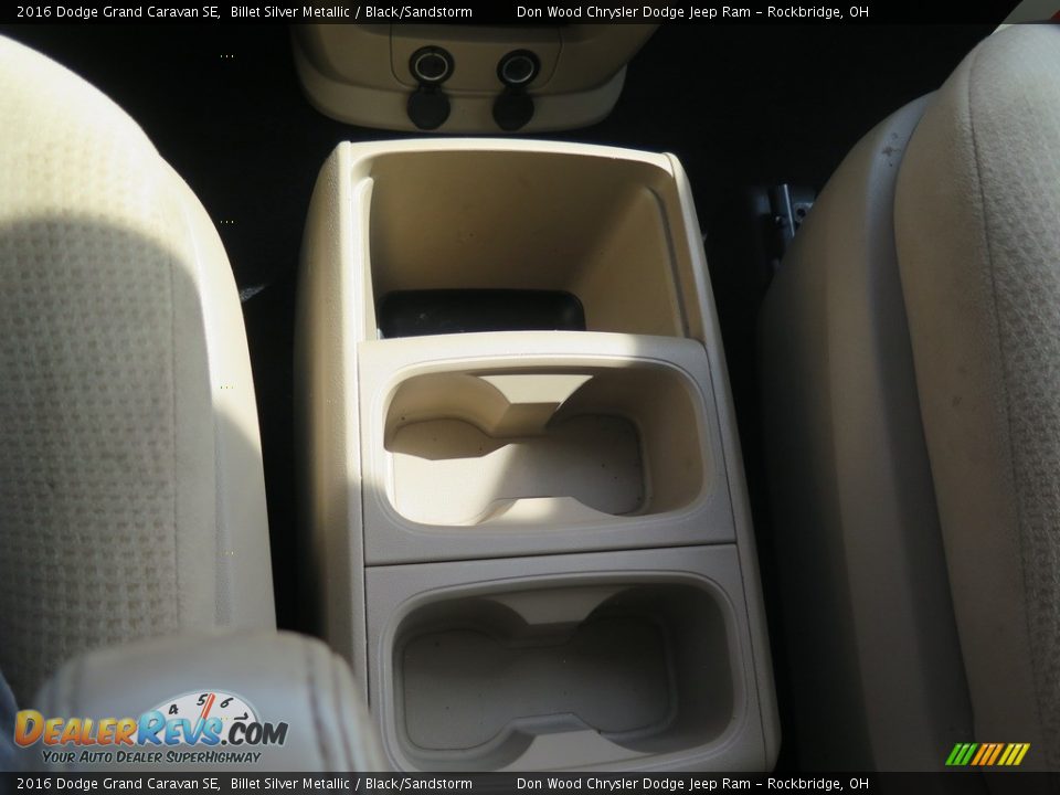2016 Dodge Grand Caravan SE Billet Silver Metallic / Black/Sandstorm Photo #22