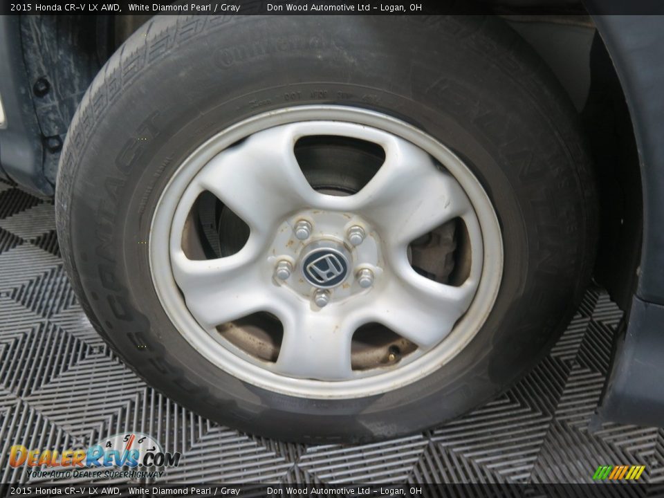 2015 Honda CR-V LX AWD White Diamond Pearl / Gray Photo #22