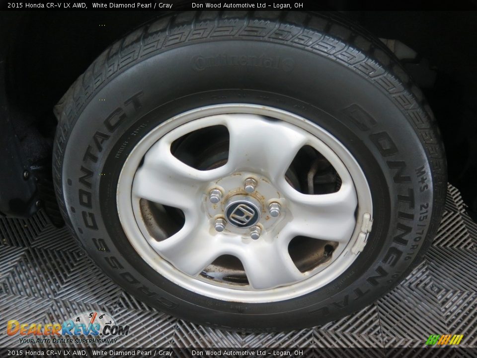 2015 Honda CR-V LX AWD White Diamond Pearl / Gray Photo #24