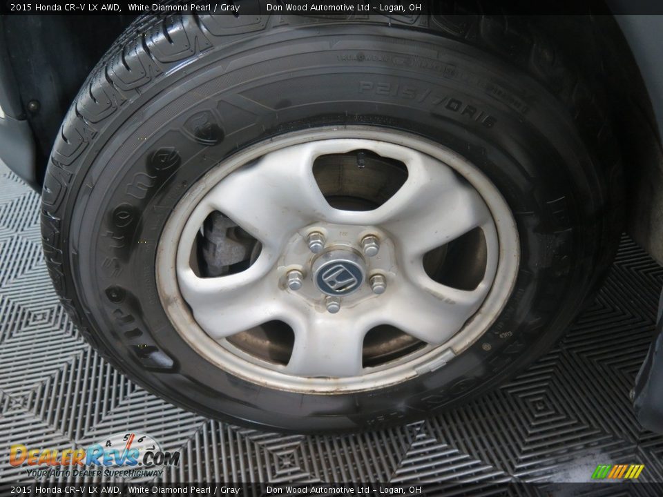 2015 Honda CR-V LX AWD White Diamond Pearl / Gray Photo #25