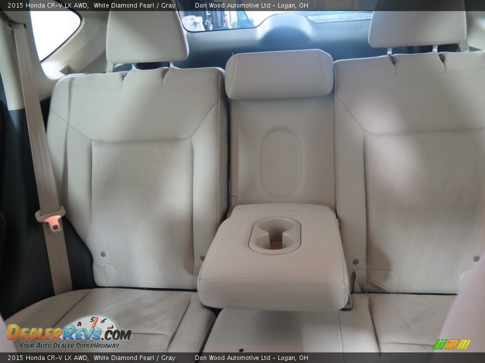 2015 Honda CR-V LX AWD White Diamond Pearl / Gray Photo #29