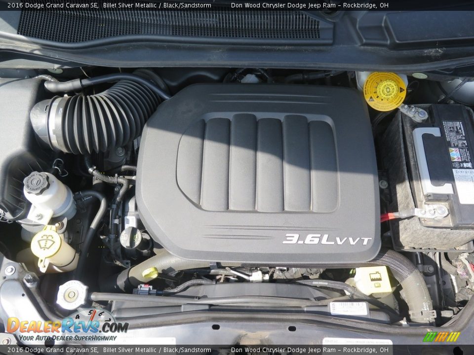 2016 Dodge Grand Caravan SE Billet Silver Metallic / Black/Sandstorm Photo #31
