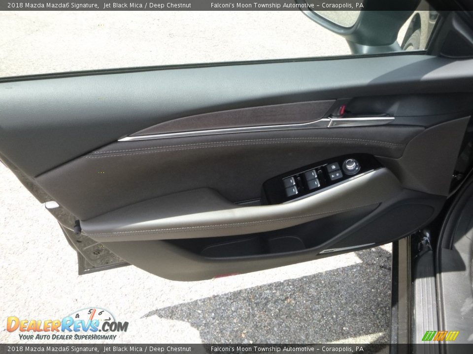2018 Mazda Mazda6 Signature Jet Black Mica / Deep Chestnut Photo #10