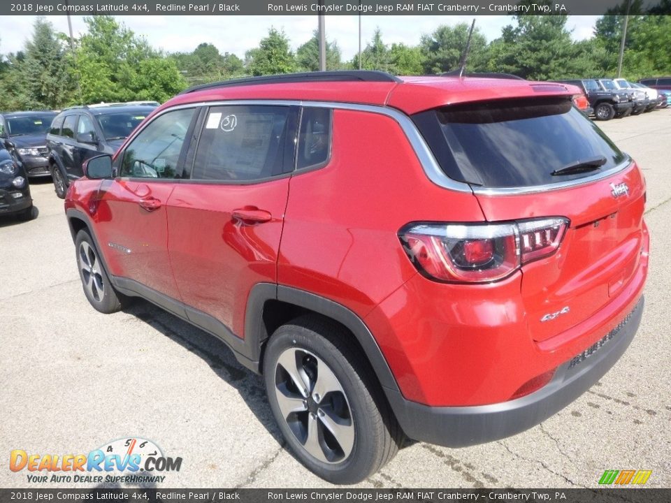 2018 Jeep Compass Latitude 4x4 Redline Pearl / Black Photo #3