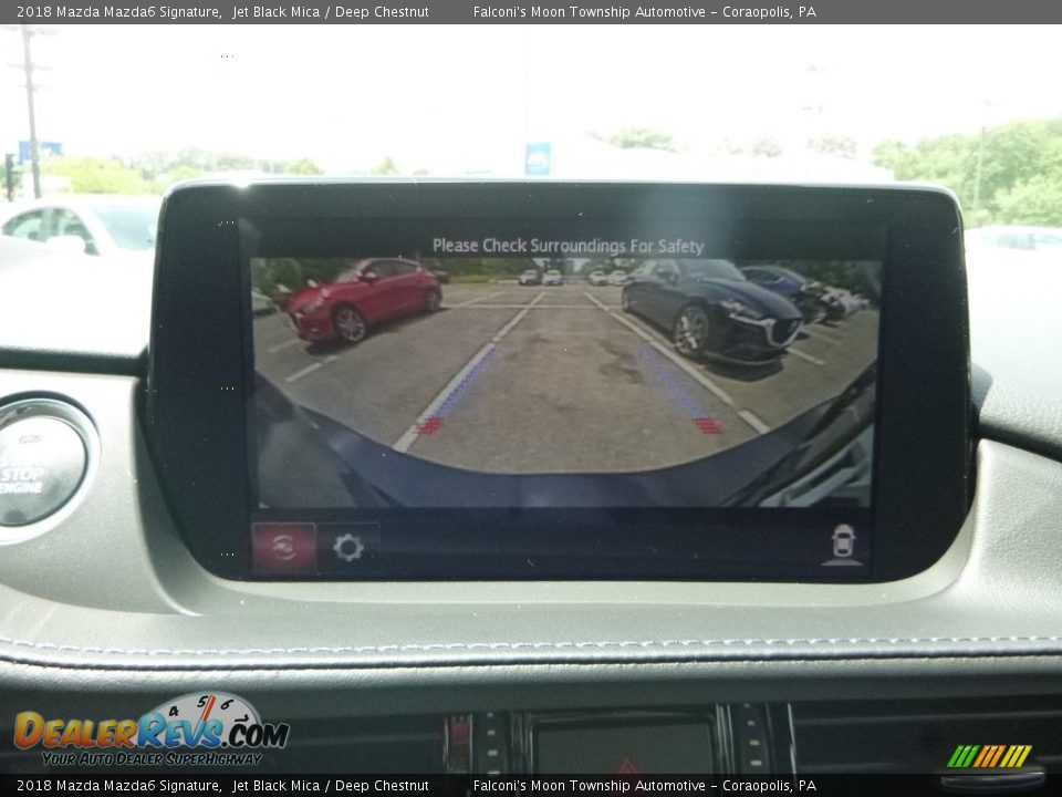 2018 Mazda Mazda6 Signature Jet Black Mica / Deep Chestnut Photo #15