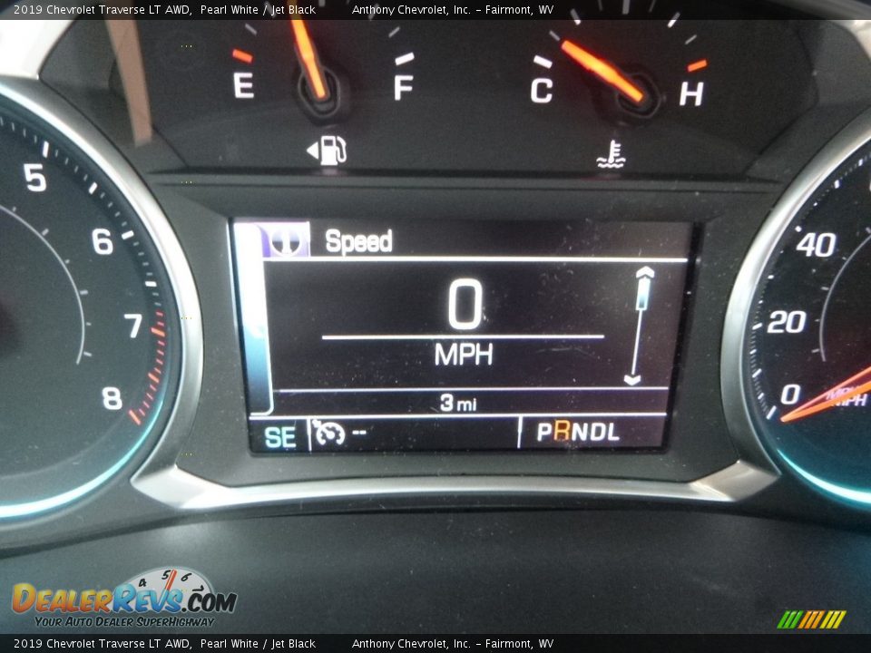 2019 Chevrolet Traverse LT AWD Pearl White / Jet Black Photo #20