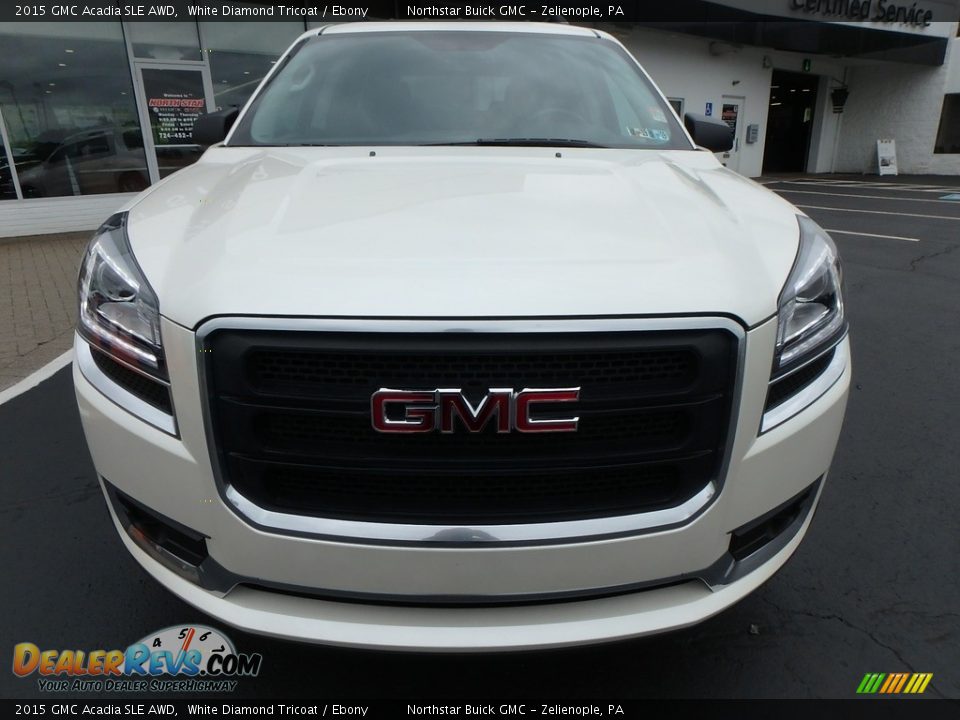 2015 GMC Acadia SLE AWD White Diamond Tricoat / Ebony Photo #2