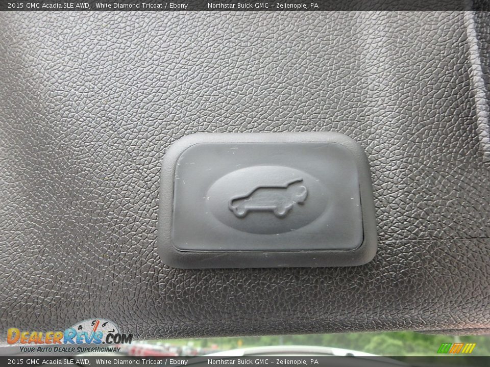 2015 GMC Acadia SLE AWD White Diamond Tricoat / Ebony Photo #12