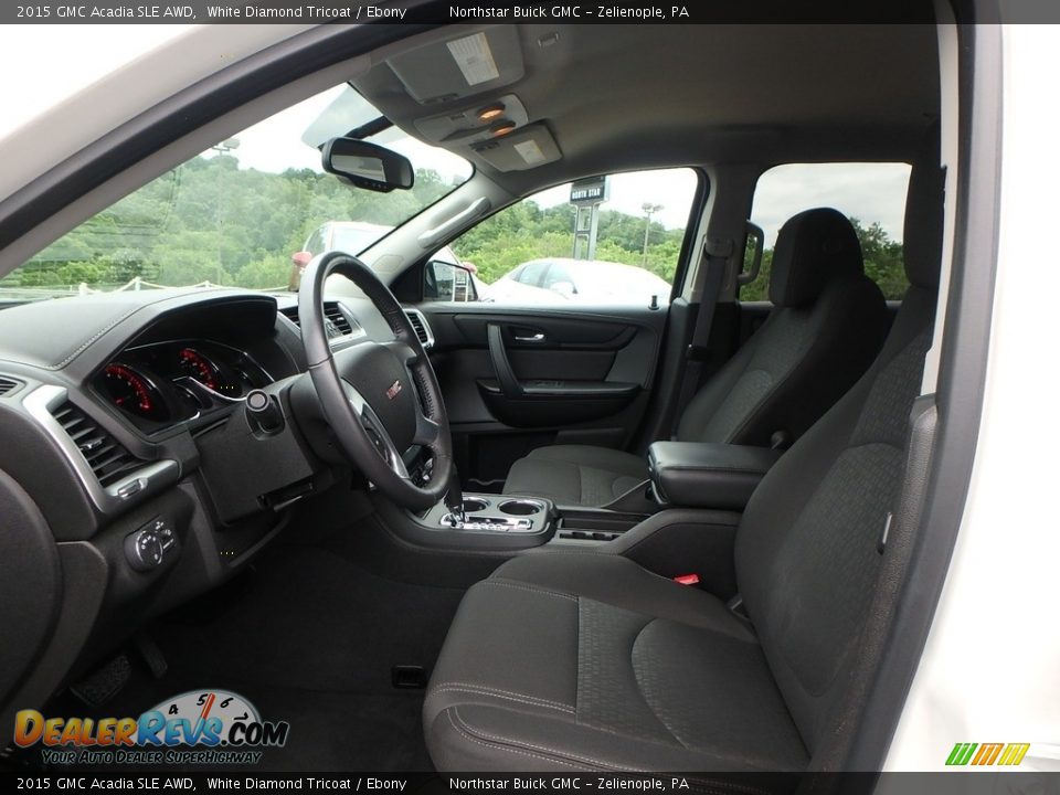 2015 GMC Acadia SLE AWD White Diamond Tricoat / Ebony Photo #16