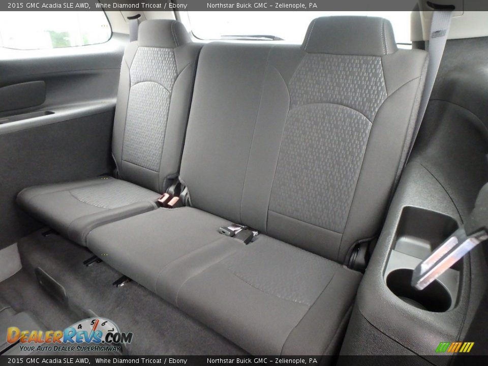 2015 GMC Acadia SLE AWD White Diamond Tricoat / Ebony Photo #18
