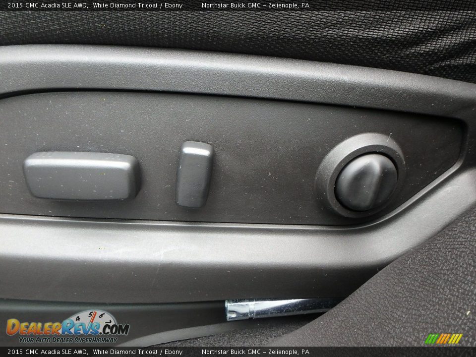 2015 GMC Acadia SLE AWD White Diamond Tricoat / Ebony Photo #23