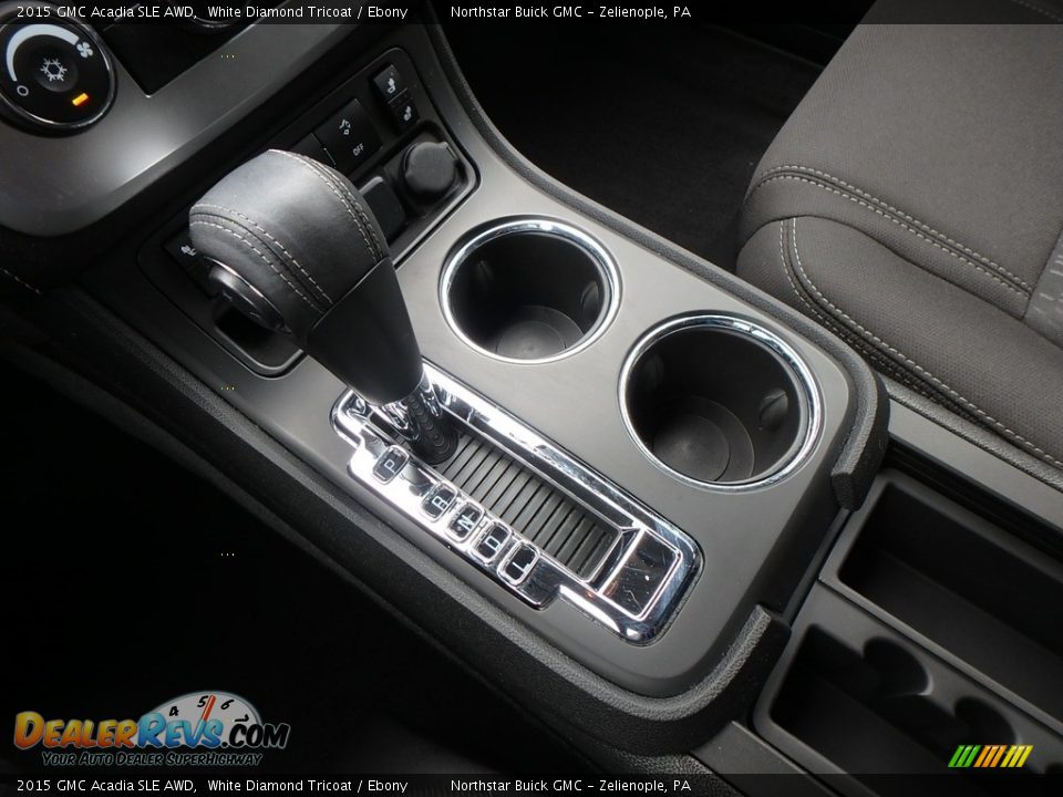 2015 GMC Acadia SLE AWD White Diamond Tricoat / Ebony Photo #27