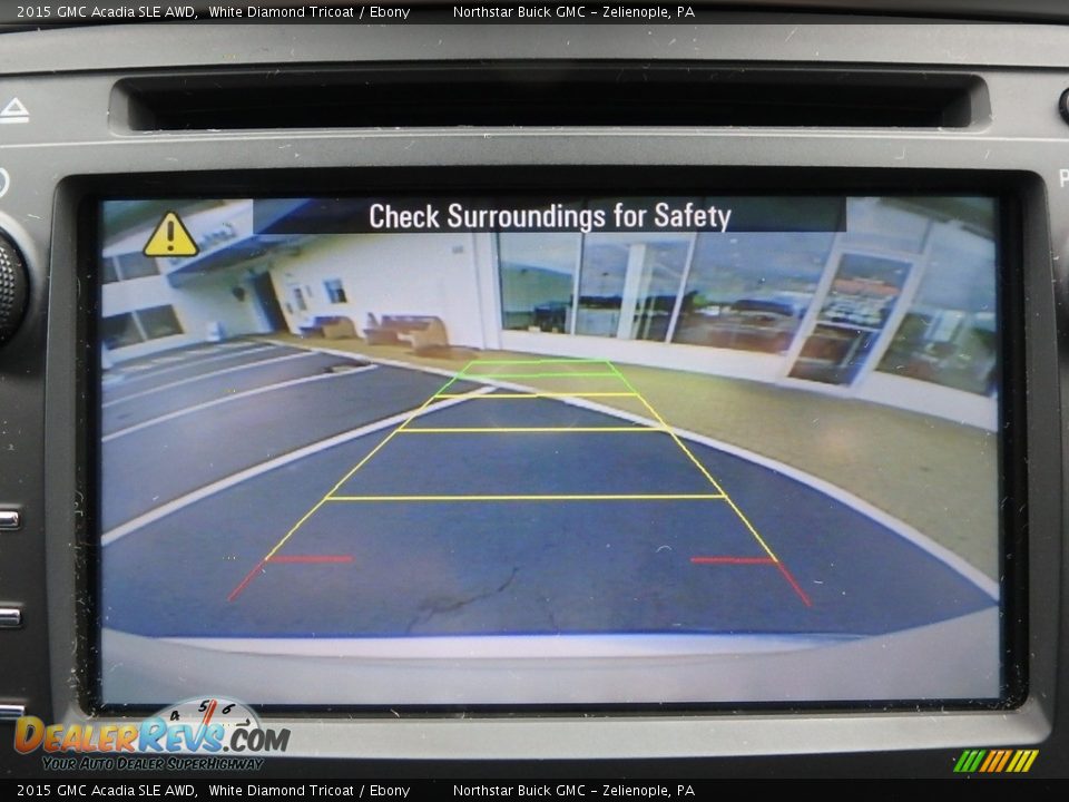 2015 GMC Acadia SLE AWD White Diamond Tricoat / Ebony Photo #29