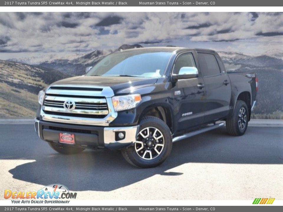 2017 Toyota Tundra SR5 CrewMax 4x4 Midnight Black Metallic / Black Photo #5