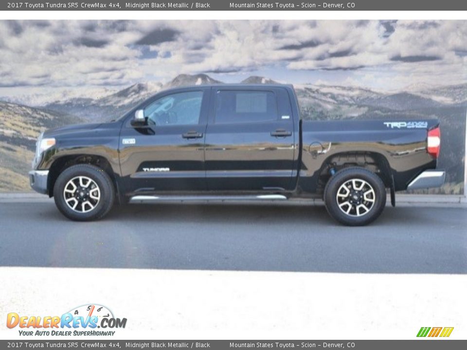 2017 Toyota Tundra SR5 CrewMax 4x4 Midnight Black Metallic / Black Photo #6