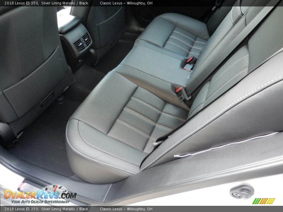2018 Lexus ES 350 Silver Lining Metallic / Black Photo #3